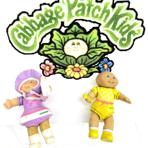 Vintage 1984 Cabbage Patch Kids Posable Figurines Lot of 15 - Picture 8 of 13